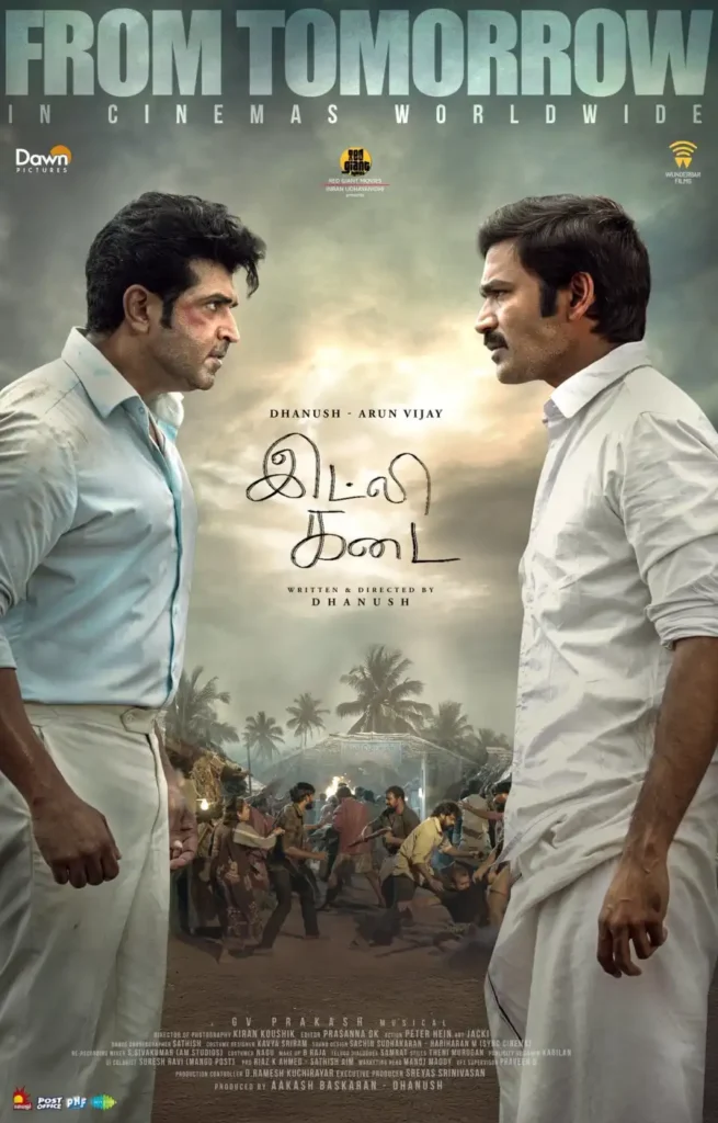 07735d94ec5038412f27840a3129f595-655x1024 Movie: Idly Kadai (2025) Indian